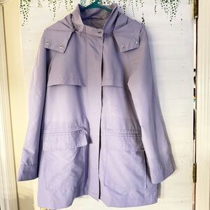 Nine West Light Purple Trench Coat